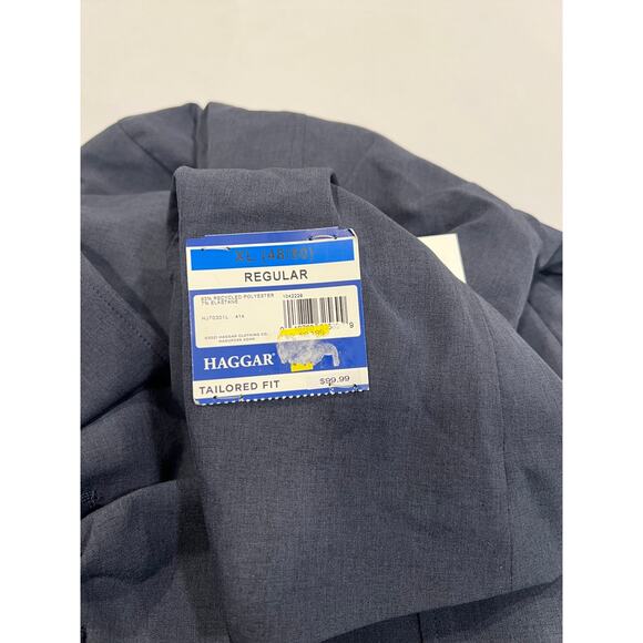 Haggar men blazer navy blue size XL - Picture 8 of 10